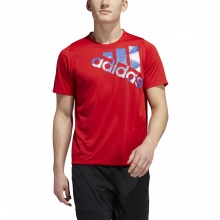 adidas Trainings-Tshirt Tokyo Badge of Sport FreeLift rot Herren